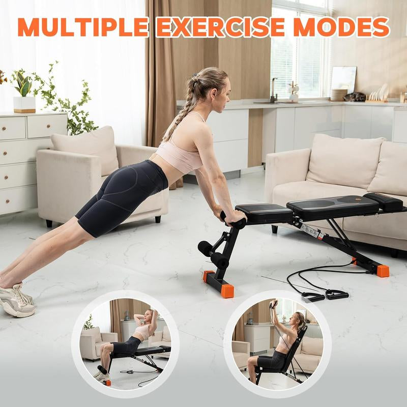 7 Adjustable Positions Fitness Bench